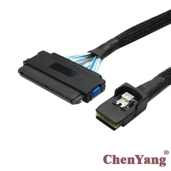 Chenyang SFF-8087 Mini SAS 4i 36Pin to SFF-8484 SAS 32Pin 4i Cable Server Raid Cable 1m
Chenyang SFF-8087 Mini SAS 4i 36Pin to SFF-8484 SAS 32Pin 4i Cable Server Raid Cable 1m