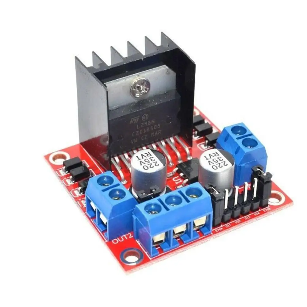 Adeeing L298N DC Stepper Motor Driver Module Dual H Bridge Control Board for Arduino
Adeeing L298N DC Stepper Motor Driver Module Dual H Bridge Control Board for Arduino