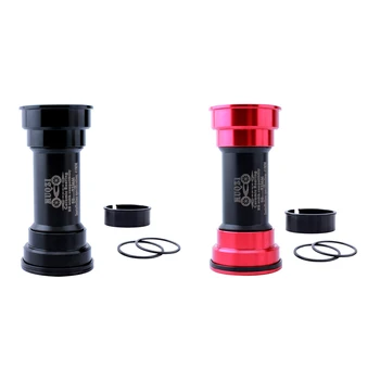 Ultra-Light Bottom Bracket Mountain Bike Press Fit BB 90-92 Ceramic Bearing Axis Shaft with two End Spacers 
Ultra-Light Bottom Bracket Mountain Bike Press Fit BB 90-92 Ceramic Bearing Axis Shaft with two End Spacers