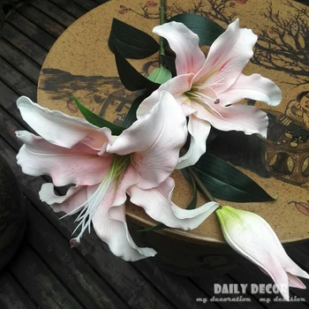 wholesale ! 88cm High simulation real touch giant 3 heads artificial Lily large tall wedding decorative standing PU Lily flowers
wholesale ! 88cm High simulation real touch giant 3 heads artificial Lily large tall wedding decorative standing PU Lily flowers