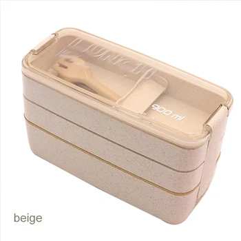 Food Storage Container 900ml Healthy Material Wheat Straw Lunch Box Microwave Dinnerware Bento Boxes 3 Layer
Food Storage Container 900ml Healthy Material Wheat Straw Lunch Box Microwave Dinnerware Bento Boxes 3 Layer