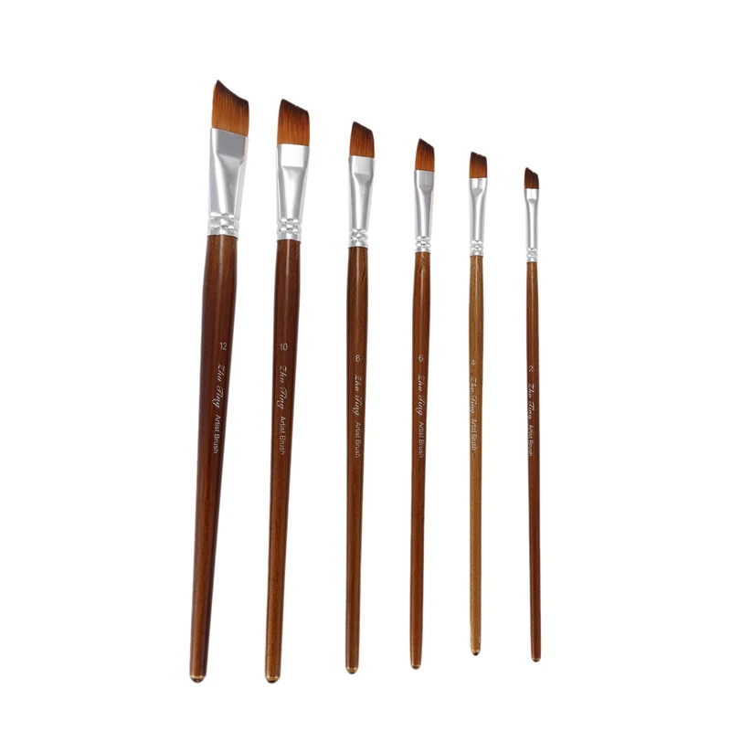 ZhuTing Nylon Hair Artist Brushes Watercolour Actylic Oil Painting Paint Bursh Set 6Pcs
ZhuTing Nylon Hair Artist Brushes Watercolour Actylic Oil Painting Paint Bursh Set 6Pcs