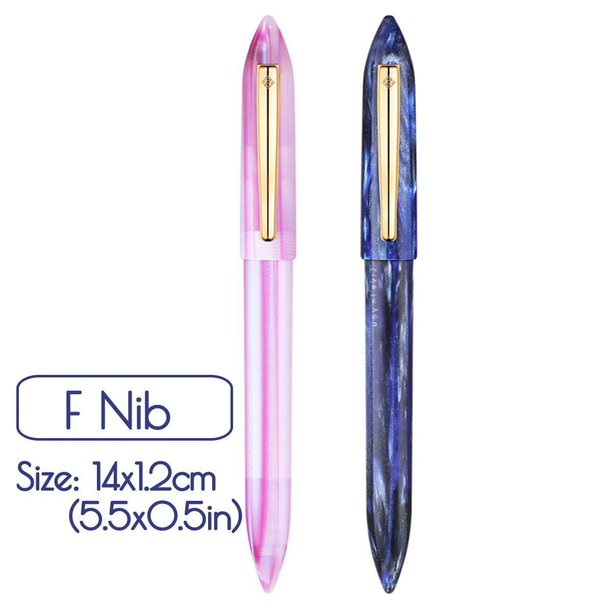 KICUTE High Quality F Nib Fountain Pen Resin Acetate Pen With Gift Box For Business Christmas Gift Wedding Signing
KICUTE High Quality F Nib Fountain Pen Resin Acetate Pen With Gift Box For Business Christmas Gift Wedding Signing