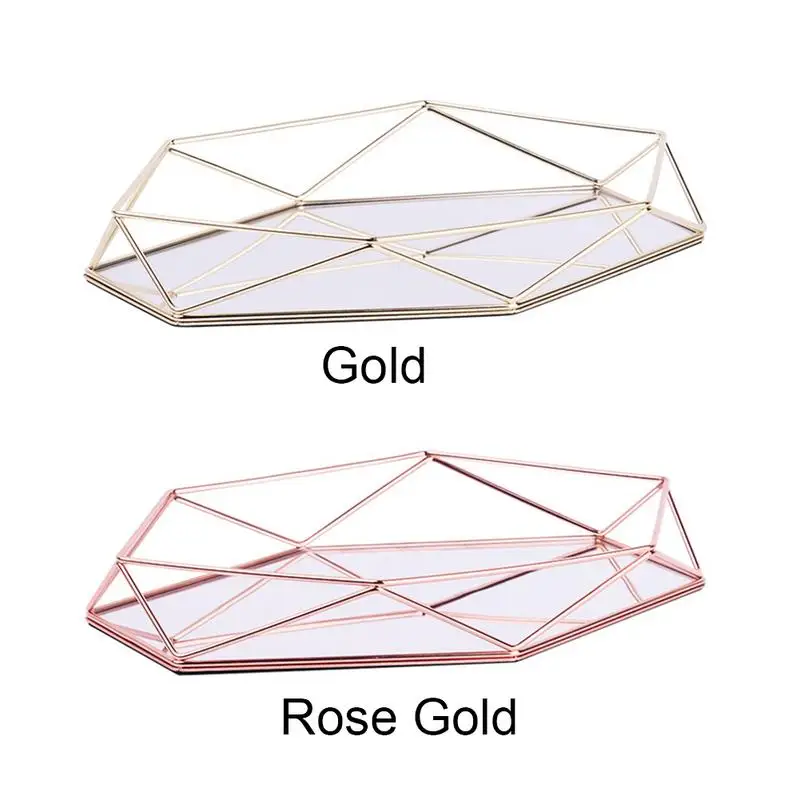Simple Iron Three-Dimensional Storage Tray Hexagon Gold Desktop Tray Shelf With A Non-slip Mat High Light Transmittance
Simple Iron Three-Dimensional Storage Tray Hexagon Gold Desktop Tray Shelf With A Non-slip Mat High Light Transmittance