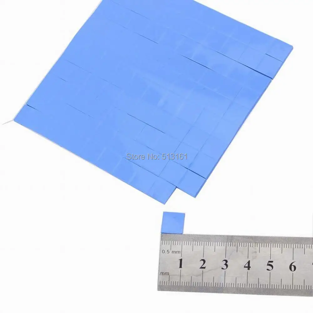 Gdstime 500pcs/lots Thermal Pad 10 x 10 x 1mm Blue CPU VGA GPU Heatsink Cooling Silicone thermal pad
Gdstime 500pcs/lots Thermal Pad 10 x 10 x 1mm Blue CPU VGA GPU Heatsink Cooling Silicone thermal pad