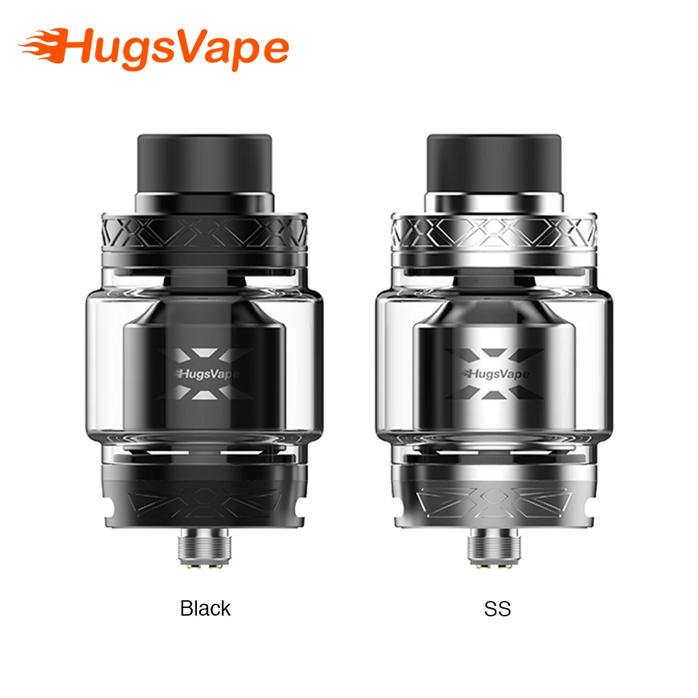 

Original Hugsvape Ring Lord Mesh RTA Tank 2ml/5ml Capacity Round Airflow Tube Single-coil Deck Ecig Vape Atomizer VS Zeus X RTA