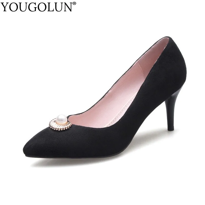 YOUGOLUN Women Pumps Office Lady High Thin Heels Elegant Woman Red Pink Black Pointed toe Heel Fashion Crystal Party Shoes A005
YOUGOLUN Women Pumps Office Lady High Thin Heels Elegant Woman Red Pink Black Pointed toe Heel Fashion Crystal Party Shoes A005