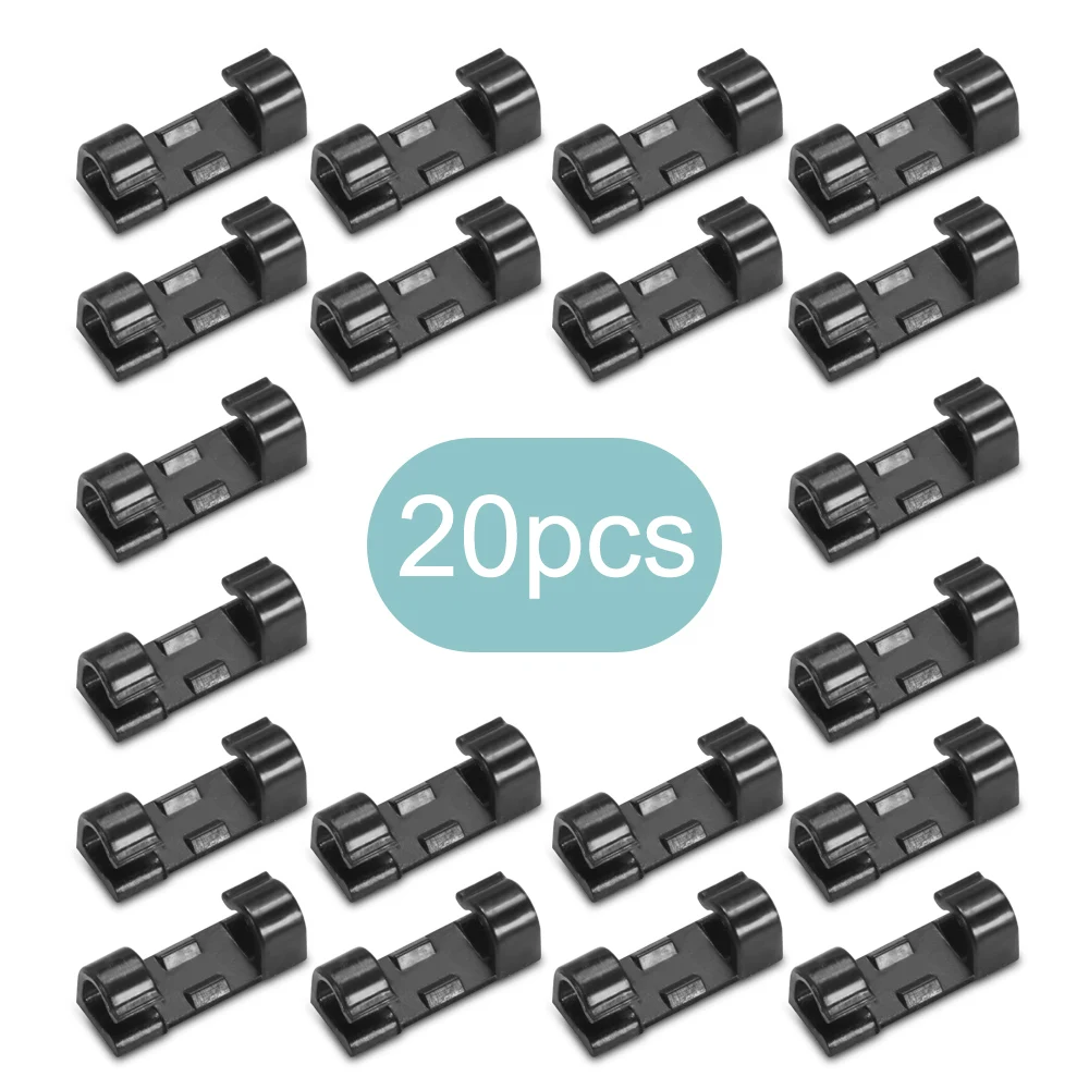 20Pcs Adhesive Cable Clip Desk Cable Organizer Fastening Wire Organizer Cable Cord Holder
20Pcs Adhesive Cable Clip Desk Cable Organizer Fastening Wire Organizer Cable Cord Holder