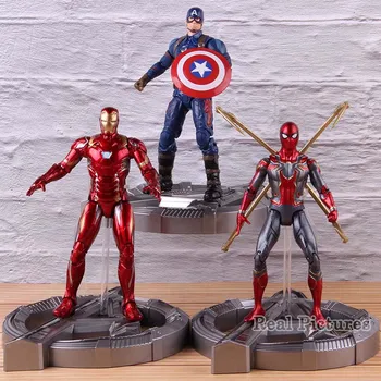 Marvel Avenagers3 Action Figure Spiderman Iron Man Captain America PVC Collectible Model Toy With LED Light
Marvel Avenagers3 Action Figure Spiderman Iron Man Captain America PVC Collectible Model Toy With LED Light