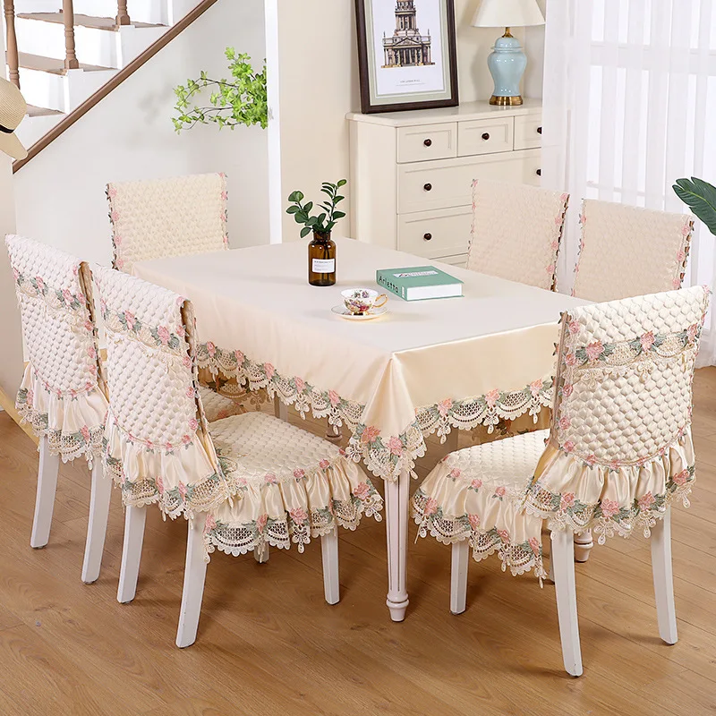 Brief Solid Table Cloth Flower Lace Thick Chair Cover Seat Cushion Round Rectangle Tablecloth Banquet Home Wedding Decor tapetes
Brief Solid Table Cloth Flower Lace Thick Chair Cover Seat Cushion Round Rectangle Tablecloth Banquet Home Wedding Decor tapetes
