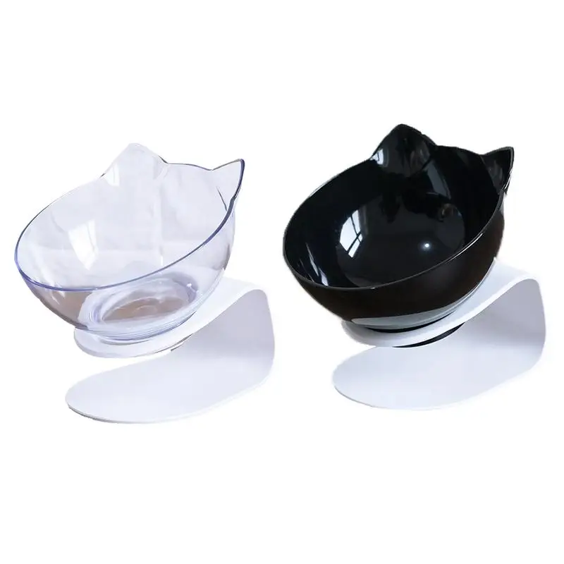 New Non-Slip Pet Food Bowl For Dog Cat Protection Cervical Transparent Cats Ears Dish Rack A Rack And A Bowl White Black Color
New Non-Slip Pet Food Bowl For Dog Cat Protection Cervical Transparent Cats Ears Dish Rack A Rack And A Bowl White Black Color