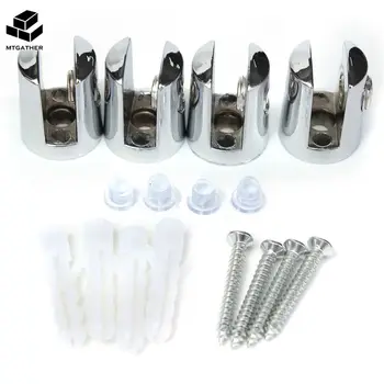MTGATHER 4Pcs Round Shelves Support Brackets Clamps Clips For 4-6mm Glass Wooden Acrylic Adjustable Screw
MTGATHER 4Pcs Round Shelves Support Brackets Clamps Clips For 4-6mm Glass Wooden Acrylic Adjustable Screw