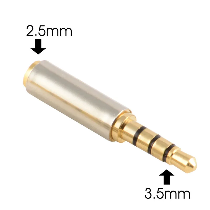 Hot Sale Gold Adapter 3.5mm Male to 2.5mm Female Stereo Audio Headphone Jack Adapter Converter Cables Computers Switch Extender
Hot Sale Gold Adapter 3.5mm Male to 2.5mm Female Stereo Audio Headphone Jack Adapter Converter Cables Computers Switch Extender