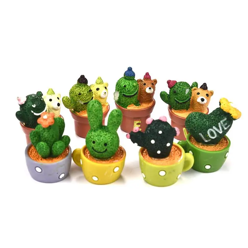 4pcs/Set New Resin Cactus Love Mini Figurines Micro Landscape Decoration Doll House Room Ornaments Bonsai Fairy Terrarium
4pcs/Set New Resin Cactus Love Mini Figurines Micro Landscape Decoration Doll House Room Ornaments Bonsai Fairy Terrarium