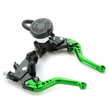 Left Right Aluminum & Plastic HI-Q Motorcycle Green CNC Clutch Brake Levers Master Cylinder Reservoir 7/8"
Left Right Aluminum & Plastic HI-Q Motorcycle Green CNC Clutch Brake Levers Master Cylinder Reservoir 7/8"