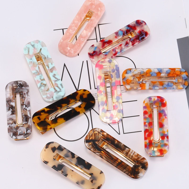 Japan Acetate Geometric Rectangle Hair Clips Hairpins for Women Bright Powder Polka Dots Hairgrip Hair Accessories
Japan Acetate Geometric Rectangle Hair Clips Hairpins for Women Bright Powder Polka Dots Hairgrip Hair Accessories