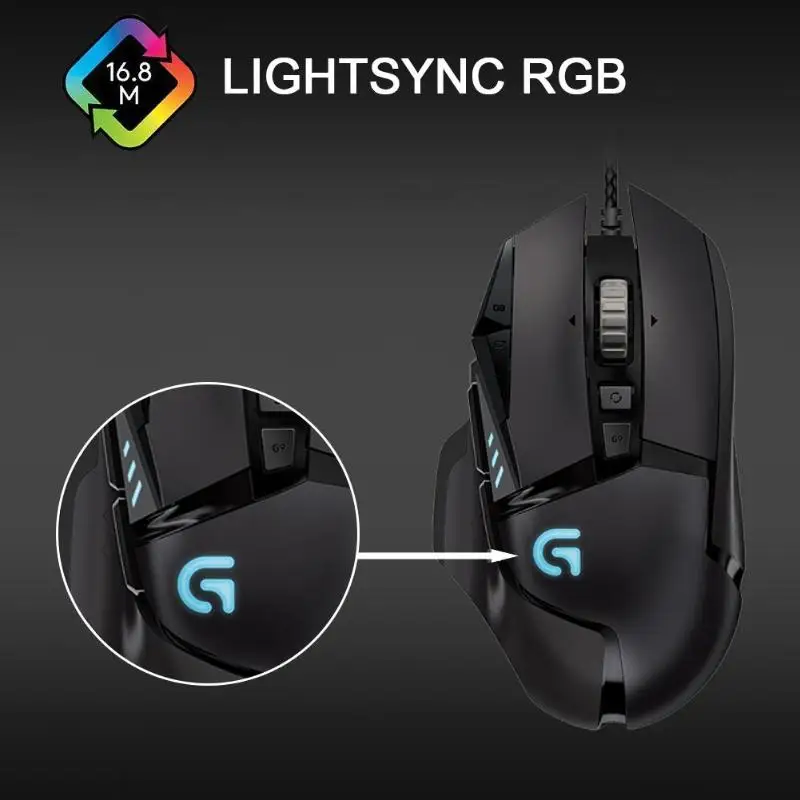 Logitech G502 High Performance Gaming Mouse 200-16000 DPI 16K Sensor 11 Keys RGB Games Mice for PUBG for PC/Computer/Laptop
Logitech G502 High Performance Gaming Mouse 200-16000 DPI 16K Sensor 11 Keys RGB Games Mice for PUBG for PC/Computer/Laptop