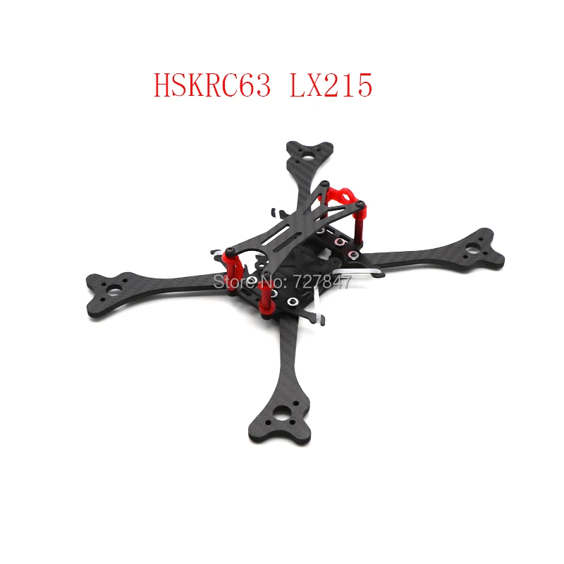 NEW HSKRC63 LX215 5 inch 215 215mm Carbon Fiber w/ 4mm arms Quadcopter Frame kit For FPV Racing Drone
NEW HSKRC63 LX215 5 inch 215 215mm Carbon Fiber w/ 4mm arms Quadcopter Frame kit For FPV Racing Drone
