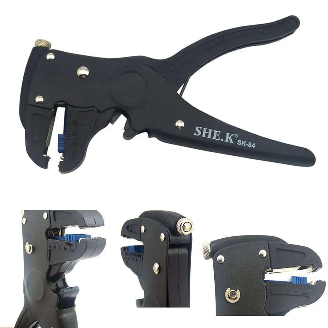Cable Multifunctional 0 Stripper Self Automatic 0mm Cutter 5 Strippers Automatic 6 Black Wire Adjustable
Cable Multifunctional 0 Stripper Self Automatic 0mm Cutter 5 Strippers Automatic 6 Black Wire Adjustable