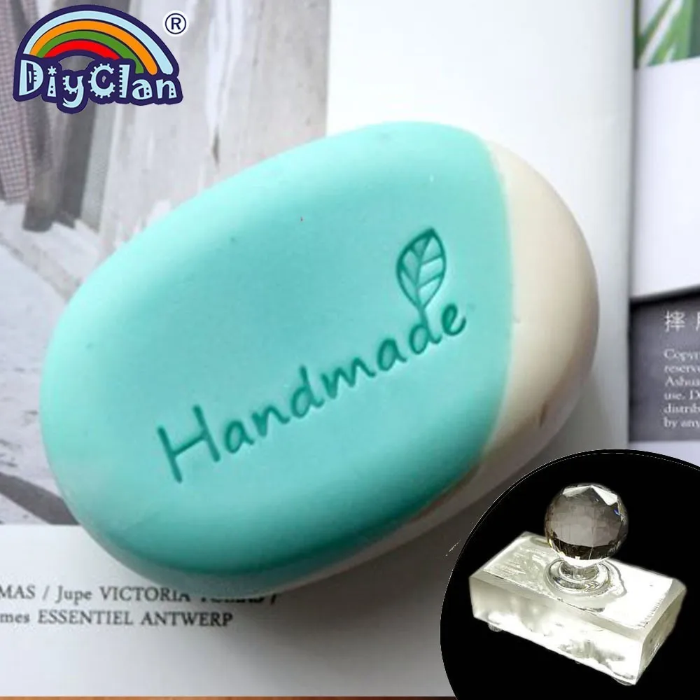 Handmade Leaf Soap Stamp Transparent Natural Organic Glass Soap Chapter With Handle Acrylic Resin Stamp Custom 
Handmade Leaf Soap Stamp Transparent Natural Organic Glass Soap Chapter With Handle Acrylic Resin Stamp Custom