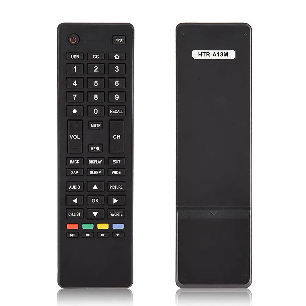1pc Replacement TV Remote Control Black High Quality Controller For Haier HTR-A18M 55D3550 40D3500M 48D3500 Remote Mayitr
1pc Replacement TV Remote Control Black High Quality Controller For Haier HTR-A18M 55D3550 40D3500M 48D3500 Remote Mayitr