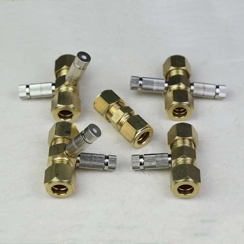9.52mm straight-through connector, mist-cooled system connector, brass quick connector
9.52mm straight-through connector, mist-cooled system connector, brass quick connector