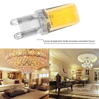 G4 G9 Dimmable Silicone COB LED Bulb Chandelier Crystal Replace Lamp Lights For Home Decoration
G4 G9 Dimmable Silicone COB LED Bulb Chandelier Crystal Replace Lamp Lights For Home Decoration
