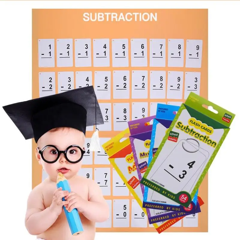 54pcs New Baby Math Cards Math Toy Kids Children Enlightenment Intelligence Arithmetic Cards Early Learning Educational Toys
54pcs New Baby Math Cards Math Toy Kids Children Enlightenment Intelligence Arithmetic Cards Early Learning Educational Toys