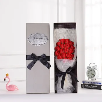 18PCS Beautiful Soap Flowers Gift Box Bouquet Realistic Fake Bouquet Preserved Roses For Valentine'S Day Mother'S Day
18PCS Beautiful Soap Flowers Gift Box Bouquet Realistic Fake Bouquet Preserved Roses For Valentine'S Day Mother'S Day