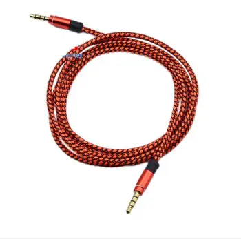 100pcs 1.5M Braided Fabric 3.5mm AUX Cable Male To Male Stereo Audio Auxiliary for iphone Accessory Bundles
100pcs 1.5M Braided Fabric 3.5mm AUX Cable Male To Male Stereo Audio Auxiliary for iphone Accessory Bundles