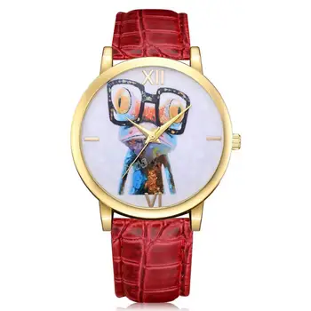 Fashion Trend Big Eye Glasses Cartoon 3D Pattern Watches Kids Watches For Women Female Ladies Students Girl Clock Gift
Fashion Trend Big Eye Glasses Cartoon 3D Pattern Watches Kids Watches For Women Female Ladies Students Girl Clock Gift