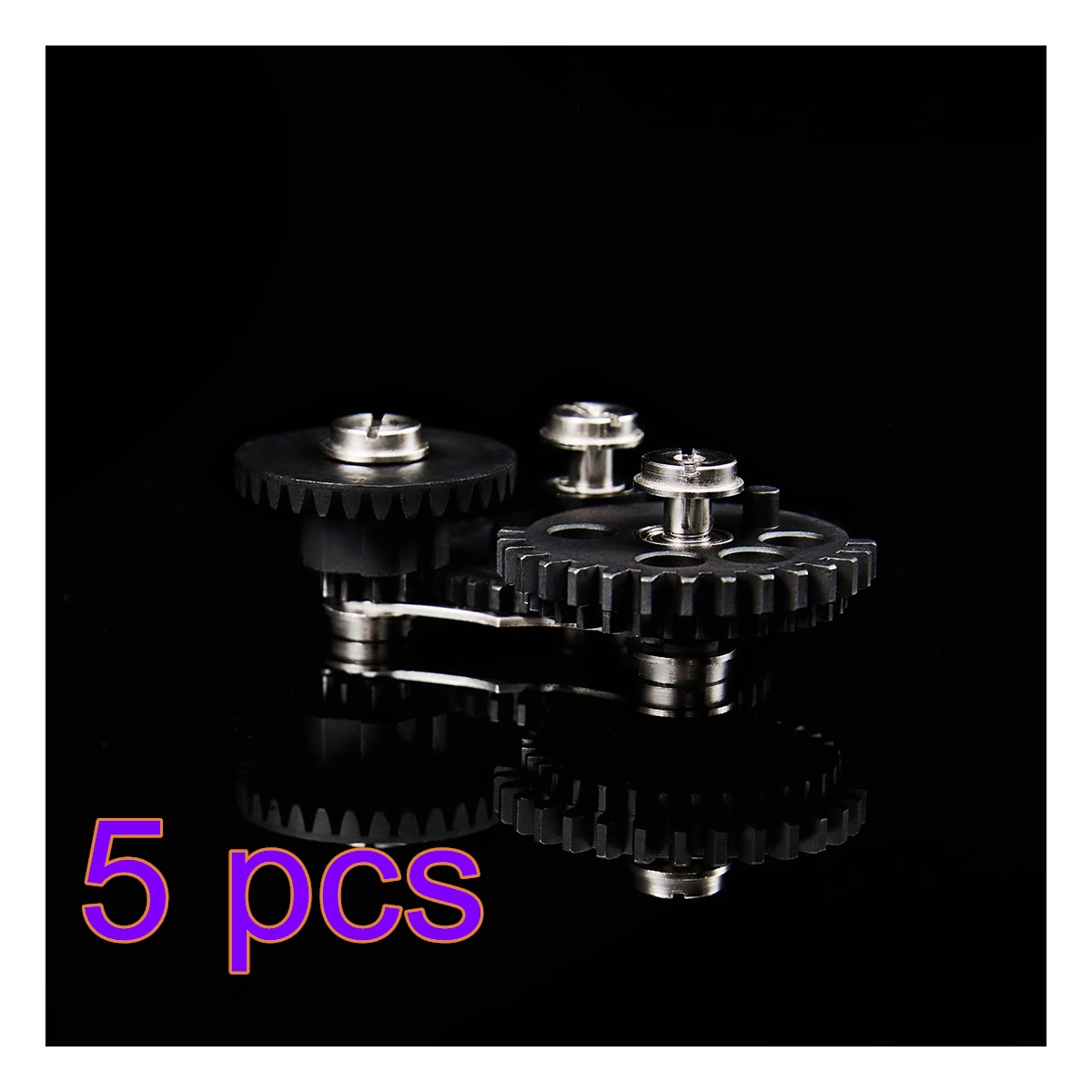 MODIKER FB Original 5pcs Professional Metal Gear Module Non Adjusting Steel Tooth for FB /Jiqu Gearbox Reduce noise- Black
MODIKER FB Original 5pcs Professional Metal Gear Module Non Adjusting Steel Tooth for FB /Jiqu Gearbox Reduce noise- Black