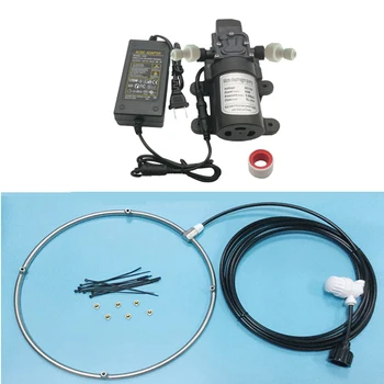 12V 5L/Min Misting Pump 160 PSI High Pressure Booster Diaphragm Water Pump with Mist Fan Ring System Fine Foger Cooling System
12V 5L/Min Misting Pump 160 PSI High Pressure Booster Diaphragm Water Pump with Mist Fan Ring System Fine Foger Cooling System