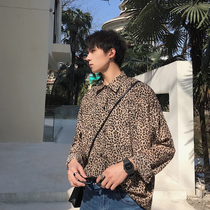 2019 Men's Fashion Trend Short Sleeve Coats Hawaiian Leopard Printing Shirts French Cuff Cool Clothing Shirts Plus Size M-2XL
2019 Men's Fashion Trend Short Sleeve Coats Hawaiian Leopard Printing Shirts French Cuff Cool Clothing Shirts Plus Size M-2XL