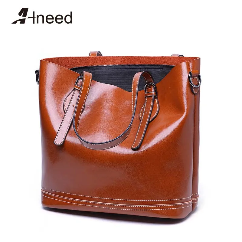 ALNEED Women's Real Leather Handbag High Quality Women Shoulder Bag Luxury Brand Satchels Bag Fashion Women's Top Handbags
ALNEED Women's Real Leather Handbag High Quality Women Shoulder Bag Luxury Brand Satchels Bag Fashion Women's Top Handbags