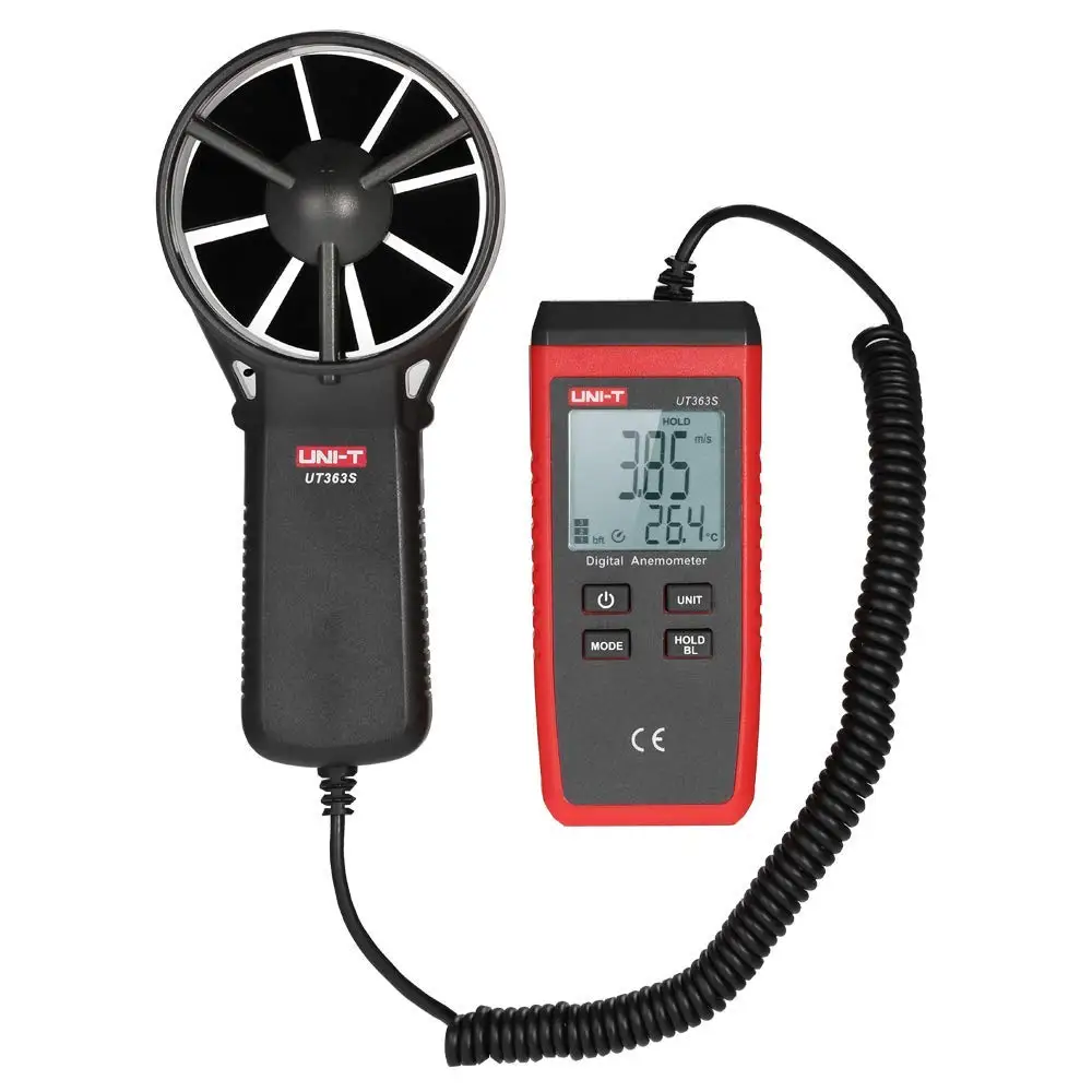 UNI-T Wind Speed Meter, UT363S Mini LCD Digital Anemometer Handheld Wind Speed Meter Air Velocity Temperature Tester
UNI-T Wind Speed Meter, UT363S Mini LCD Digital Anemometer Handheld Wind Speed Meter Air Velocity Temperature Tester