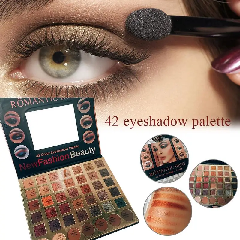 New 42 Colors High Quality Eyeshadow Palette Waterproof Smudge-free Matte Professional Eyeshadow Tray For Women Beauty Cosmetic
New 42 Colors High Quality Eyeshadow Palette Waterproof Smudge-free Matte Professional Eyeshadow Tray For Women Beauty Cosmetic