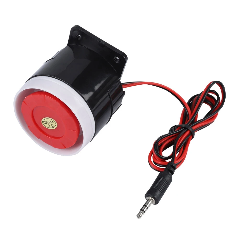 120dB DC 12V Wired Horn Siren Sound Alarm System Mini Red Warning Horn for Home Security Sound Alarm System
120dB DC 12V Wired Horn Siren Sound Alarm System Mini Red Warning Horn for Home Security Sound Alarm System