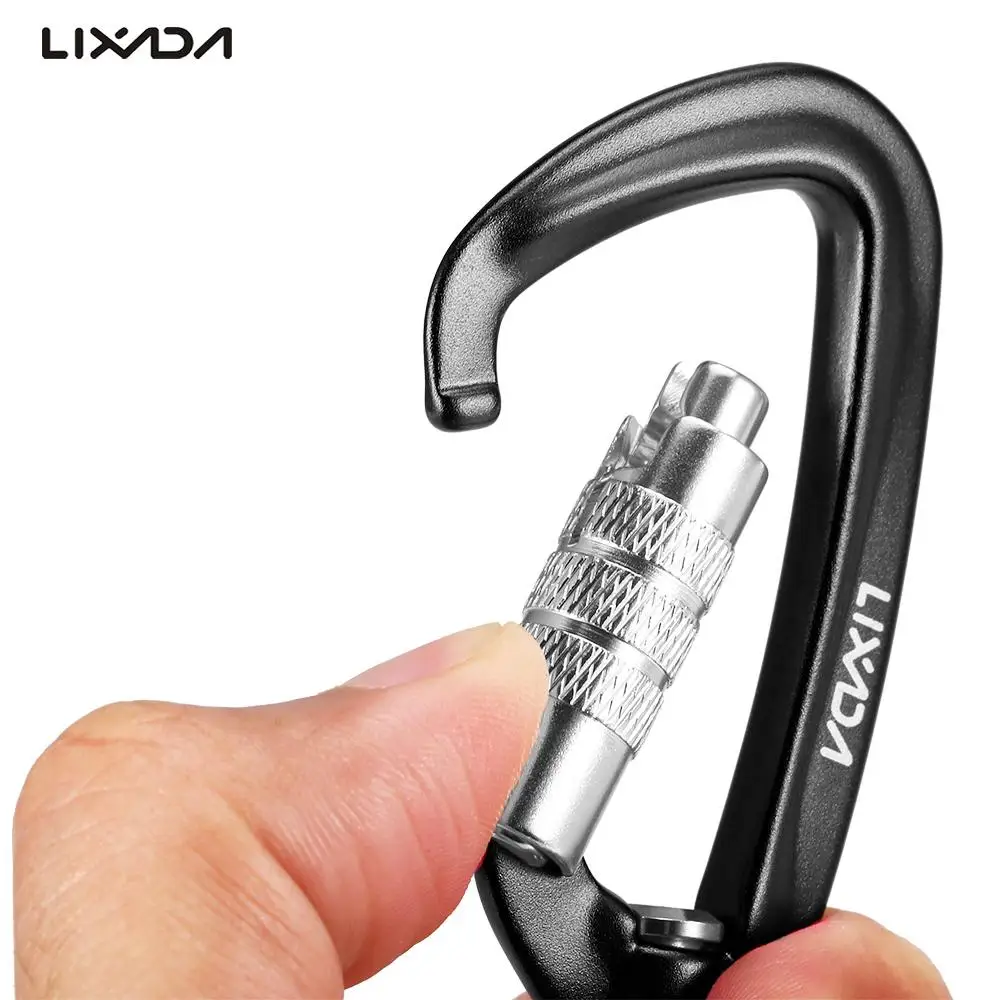 Lixada 1PCS Swivel Carabiner Clip 360° Rotatable Spinner Auto Locking Carabiner Mountaineering Hook Climbing Accessories
Lixada 1PCS Swivel Carabiner Clip 360° Rotatable Spinner Auto Locking Carabiner Mountaineering Hook Climbing Accessories