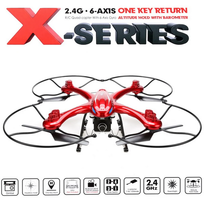Original MJX X102H RC Quadcopter Drone with C4018 720P Aerial Camera 2.4GHz 4CH 6-Axis Gyro FPV With LED Night Lights
Original MJX X102H RC Quadcopter Drone with C4018 720P Aerial Camera 2.4GHz 4CH 6-Axis Gyro FPV With LED Night Lights