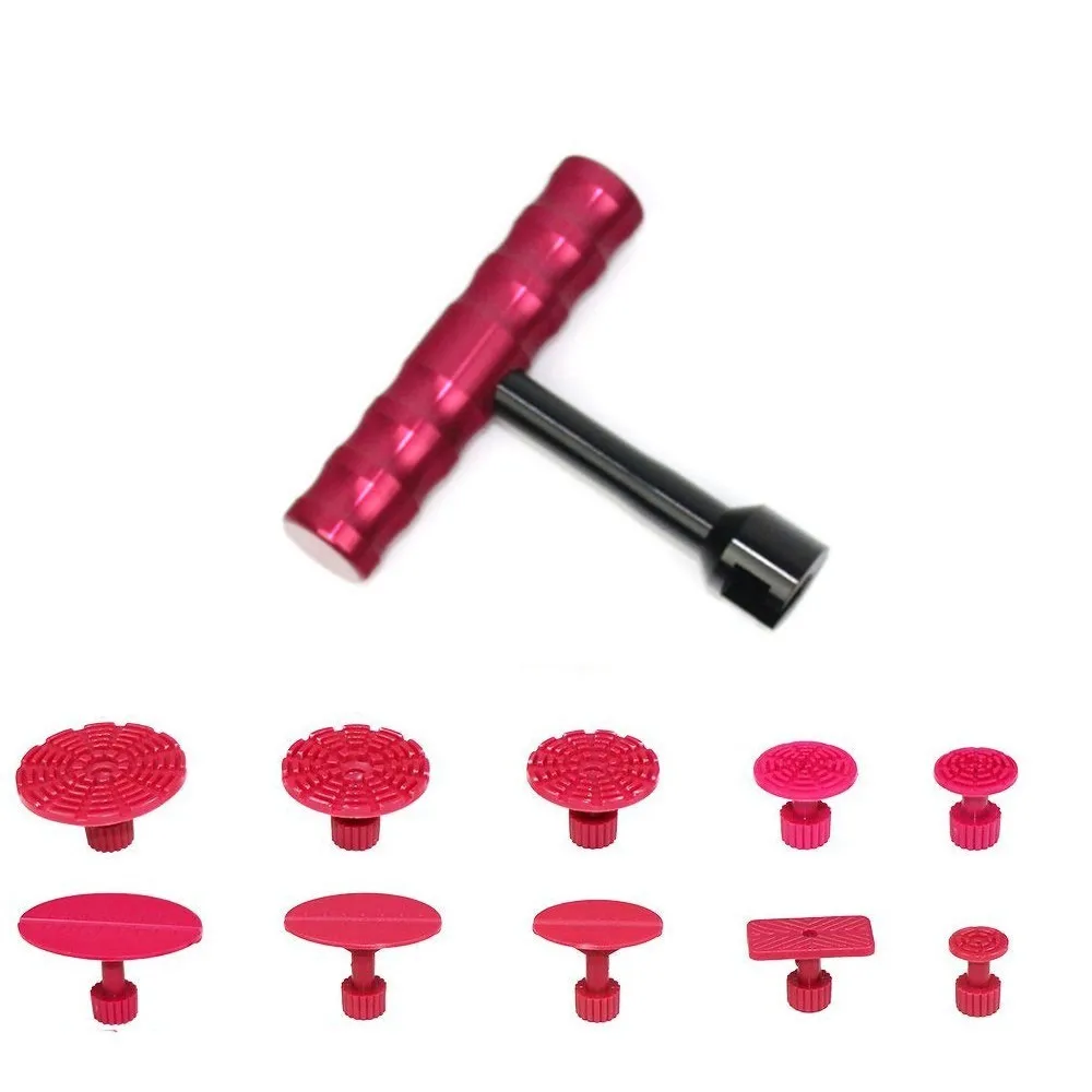 10pcs Glue Pulling Tabs +1 Pcs T-Bar Glue Puller Tools Dent Puller Kit Paintless Dent Repair Tools
10pcs Glue Pulling Tabs +1 Pcs T-Bar Glue Puller Tools Dent Puller Kit Paintless Dent Repair Tools