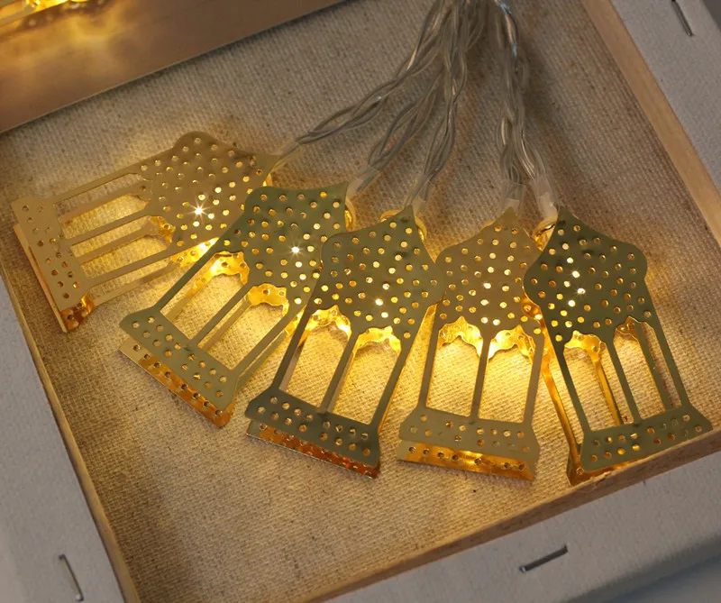1.65m EID Mubarak Led Light Strip Castle Ramadan Decoration Led String Light Battery Powered Muslim Islam EID Party Supplies
1.65m EID Mubarak Led Light Strip Castle Ramadan Decoration Led String Light Battery Powered Muslim Islam EID Party Supplies