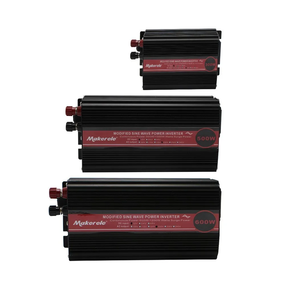 Modified Sine Wave Inverter Dc 12v 24v 48v To Ac 110v 220v Portable Car Inverter Solar Power Off Grid 300w 500w 600W Makerele
Modified Sine Wave Inverter Dc 12v 24v 48v To Ac 110v 220v Portable Car Inverter Solar Power Off Grid 300w 500w 600W Makerele
