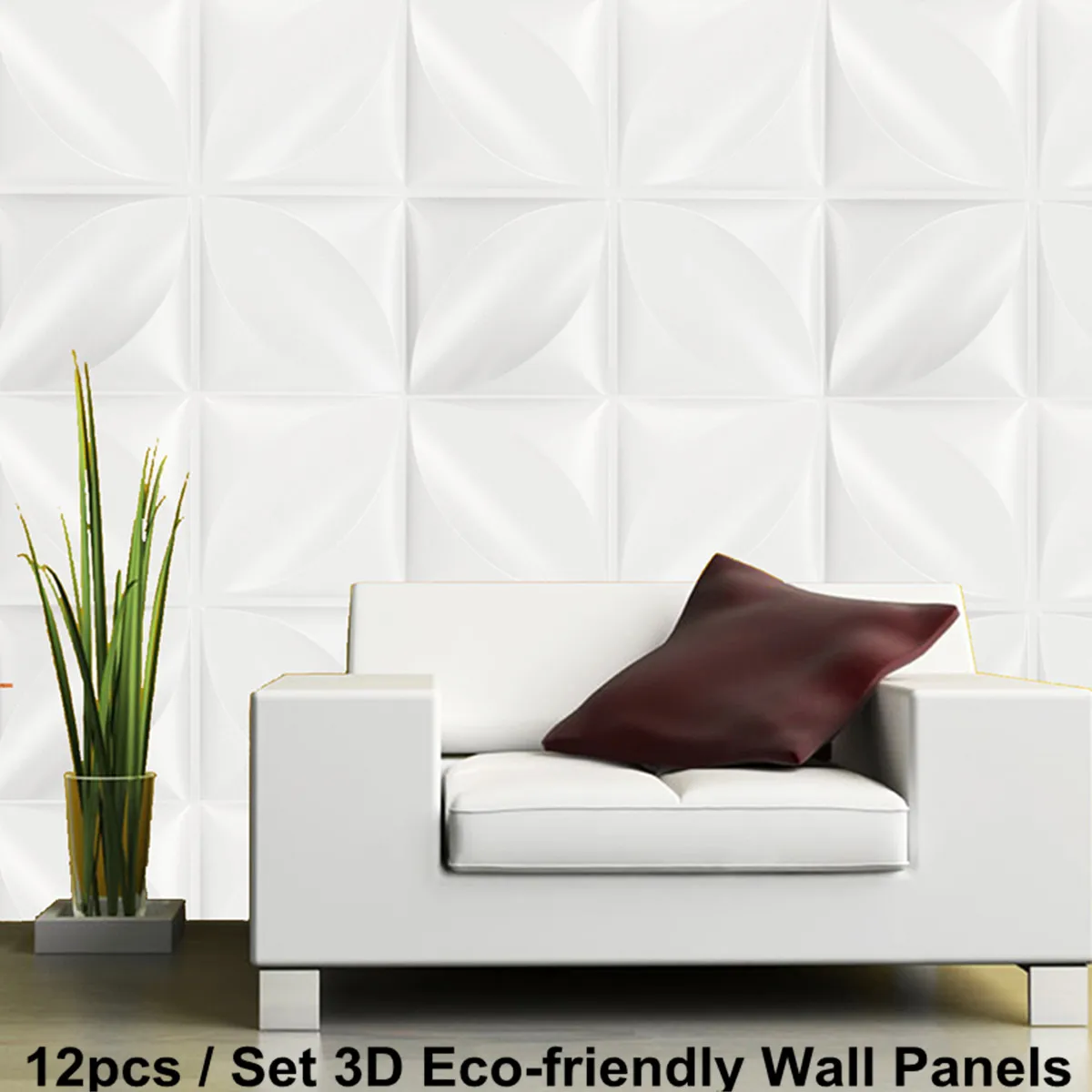 DIY Wall Panel Background Paintable Cover Sticker Wall Decals 32 sqft 12Pcs 3D Diamond Pattern Wedding Home Kitchen Decor 50x50
DIY Wall Panel Background Paintable Cover Sticker Wall Decals 32 sqft 12Pcs 3D Diamond Pattern Wedding Home Kitchen Decor 50x50