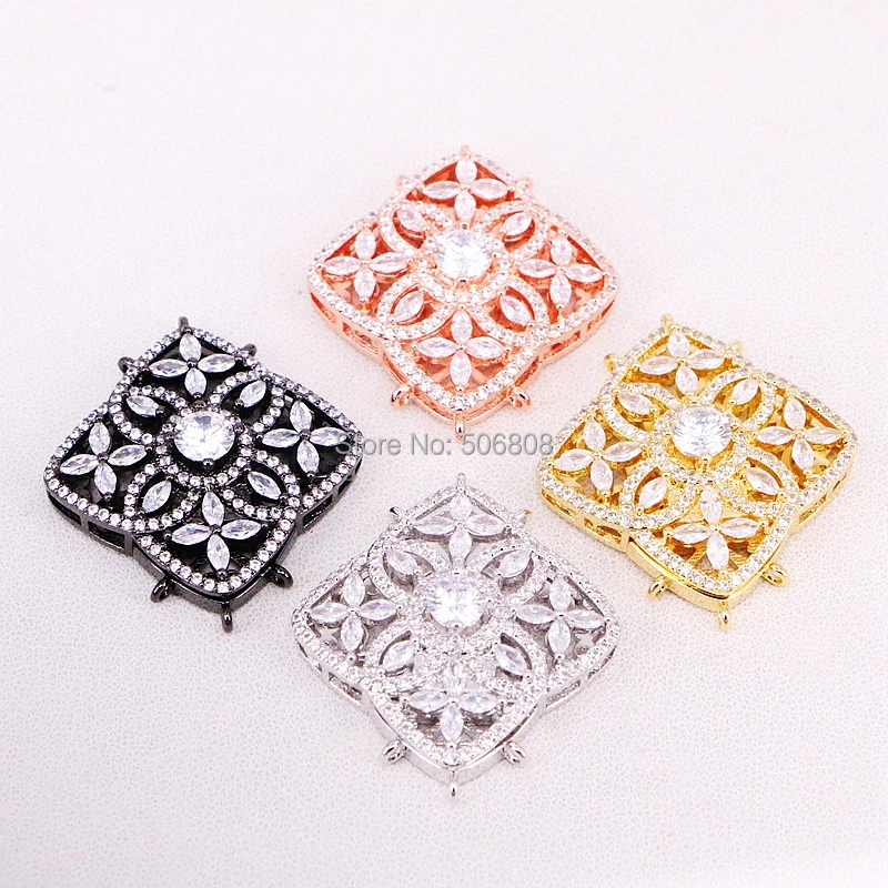 5PCS CZ Micro Pave Bracelet Necklace Insert Clasps 3 Strands Metal Box Clasps End Connector Jewelry Making Accessories
5PCS CZ Micro Pave Bracelet Necklace Insert Clasps 3 Strands Metal Box Clasps End Connector Jewelry Making Accessories
