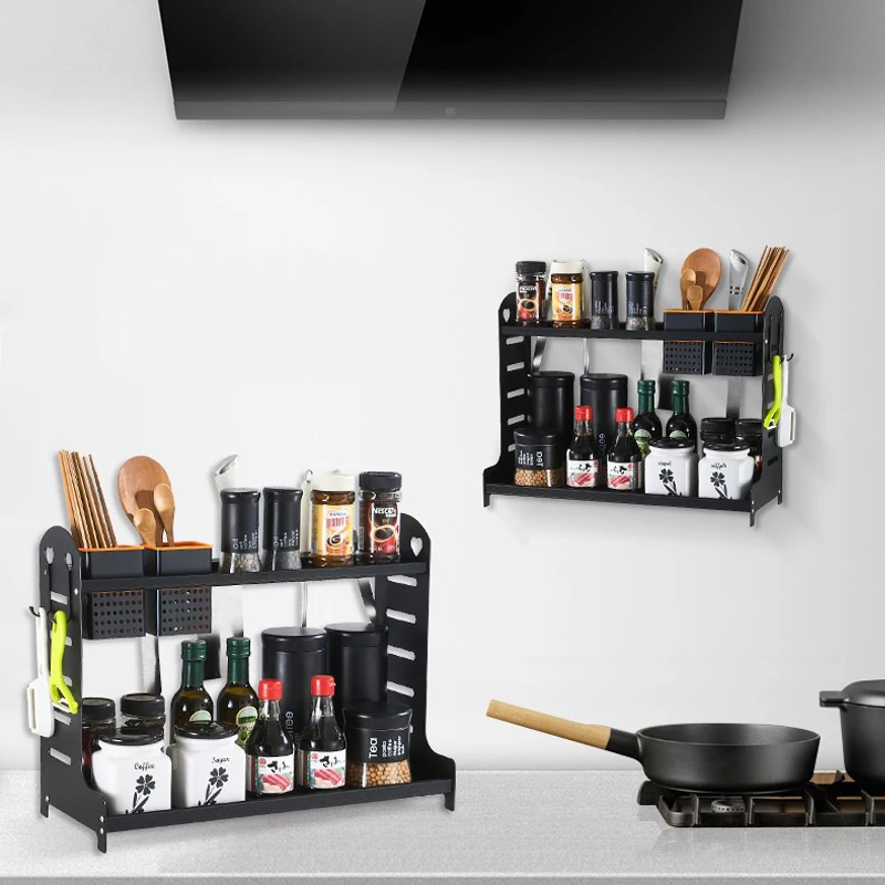 Multifunction Kitchen Rack Space Aluminum Storage Shelf Seasoning Jar Placement Rack Cutlery Drain Holder Kitchen Organizer
Multifunction Kitchen Rack Space Aluminum Storage Shelf Seasoning Jar Placement Rack Cutlery Drain Holder Kitchen Organizer