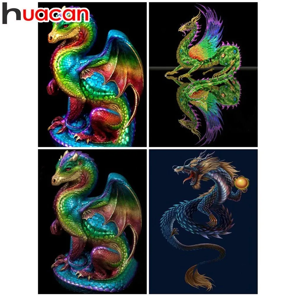 HUACAN 5D Diy Diamond Embroidery Mosaic Dragon Full Square Diamond Painting Animal Picture Of Rhinestone Home Decoration Gift
HUACAN 5D Diy Diamond Embroidery Mosaic Dragon Full Square Diamond Painting Animal Picture Of Rhinestone Home Decoration Gift