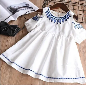 Fashion Baby Girl Dress Summer should off embroidery Kids Dresses For Girls Clothing boutiques Baby frock Children Clothes Y
Fashion Baby Girl Dress Summer should off embroidery Kids Dresses For Girls Clothing boutiques Baby frock Children Clothes Y