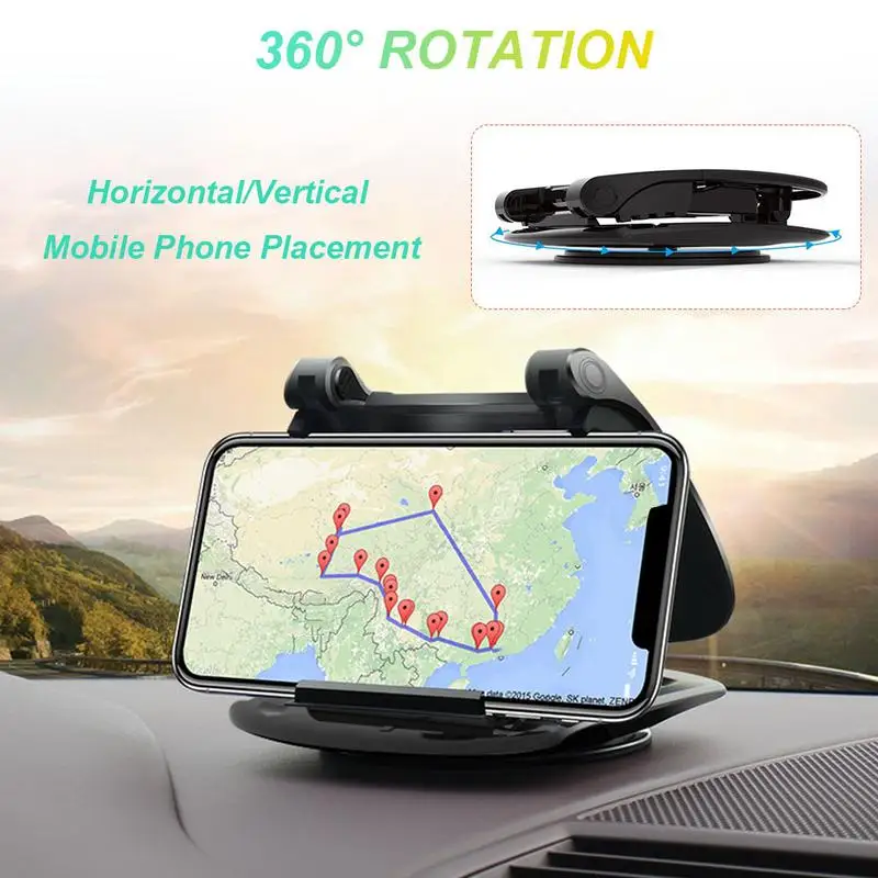 Cell Phone Holder For Car Dashboard 360 Rotation Navigation Phone Holder Strong Sticky Gel Dashboard Cradle Compatible GPS
Cell Phone Holder For Car Dashboard 360 Rotation Navigation Phone Holder Strong Sticky Gel Dashboard Cradle Compatible GPS