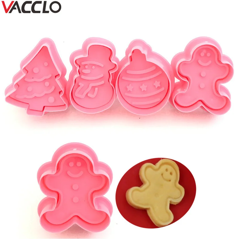 4Pcs Christmas Pattern Plastic Baking Mold Kitchen Biscuit Cookie Cutter Pastry Plunger Stamp Die Fondant Cake Decorating Tools
4Pcs Christmas Pattern Plastic Baking Mold Kitchen Biscuit Cookie Cutter Pastry Plunger Stamp Die Fondant Cake Decorating Tools